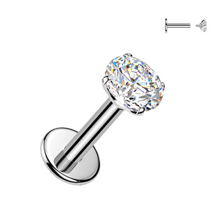 Piercing do brady - labreta TITAN Moissanit 0.25ct (4mm)