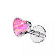 Piercing do brady labreta titan opál