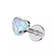 Piercing do brady labreta titan opál