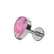 Piercing do brady labreta titan opál