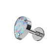 Piercing do brady labreta titan opál