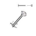 Piercing do brady - PUSH IN labreta TITAN, 1,2 x 6 mm