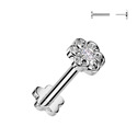 Piercing do brady - PUSH IN labreta TITAN, 1,2 x 8 mm