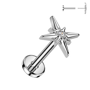 Piercing do brady - PUSH IN labreta TITAN