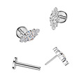 Piercing do brady labreta titan