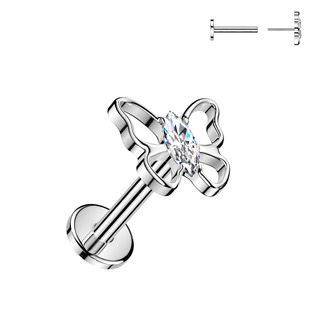 Piercing do brady - PUSH IN labreta TITAN