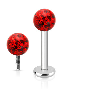 Piercing do brady s krystaly Crystals From Swarovski® 1,2x6 mm, SIAM