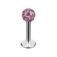 Piercing do brady s krystaly Crystals From Swarovski® LIGHT AMETHYST