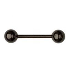 Piercing do jazyka, 1,6 x 16 mm, kuličky 6 mm