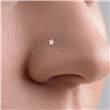 Piercing do nosu hvězdička