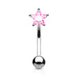 Piercing do obočí hvězdička