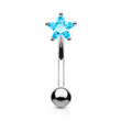 Piercing do obočí hvězdička