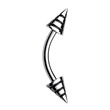 Piercing do obočí