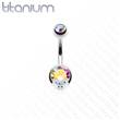 Piercing do pupíku - banánek titan