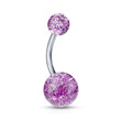 Piercing do pupíku titan