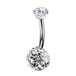 Piercing do pupíku - banánek titan