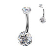 Piercing do pupíku titan 