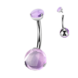 Piercing do pupíku - TITAN, Amethyst