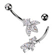 Piercing do pupíku - titan 