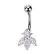 Piercing do pupíku - titan