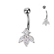 Piercing do pupíku - titan  