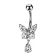 Piercing do pupíku - banánek titan