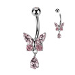 Piercing do pupíku - titan