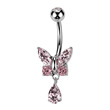 Piercing do pupíku - banánek titan