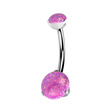 Piercing do pupíku - banánek titan