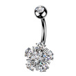 Piercing do pupíku kytička