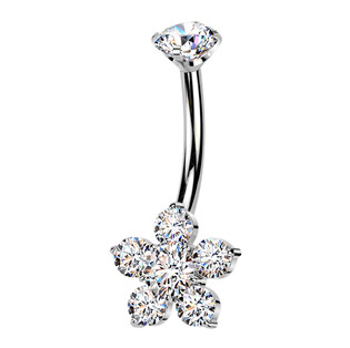 Piercing do pupíku kytička - TITAN