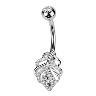 Piercing do pupíku list