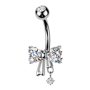 Piercing do pupíku mašlička