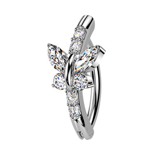 Piercing do pupíku motýlek