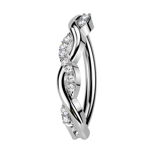 Piercing do pupíku se štítem