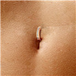 Piercing do pupíku chirurgická ocel 316L 