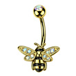 Piercing do pupíku motýlek