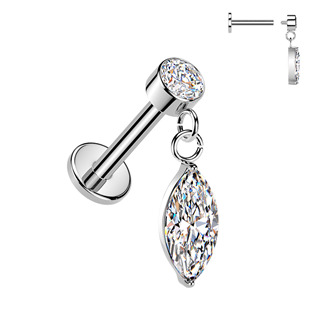 Piercing do ucha - labreta