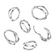 Piercing segment titan se zirkony 