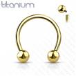 piercing podkova titan