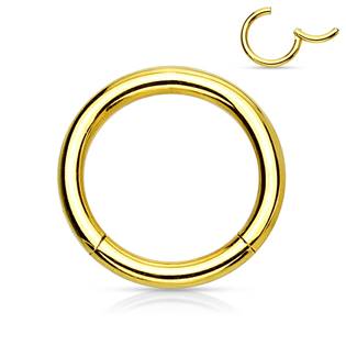 Piercing segment kruh - zlacený
