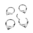 Piercing segment titan se zirkony 