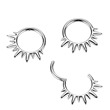 Piercing segment titan se zirkony 