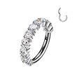 Piercing do brady do ucha Moissanit labreta titan
