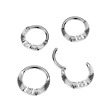 Piercing segment titan se zirkony 