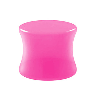 Plug do ucha růžový, průměr 8 mm