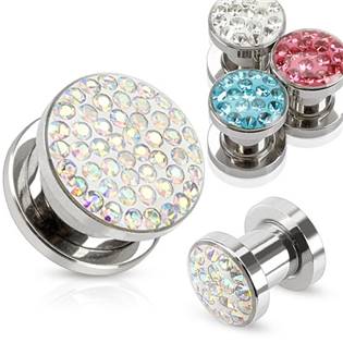 Plug do ucha šroubovací se zirkony