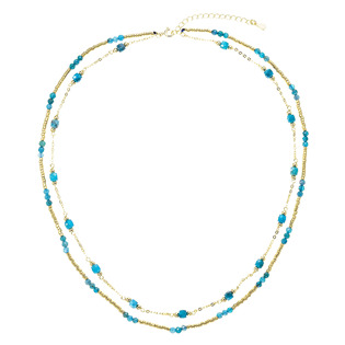 Pozlacený náhrdelník s apatity