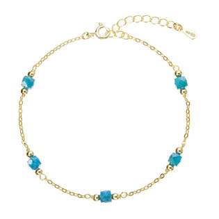 Pozlacený náramek s apatity