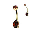 Piercing do pupíku titan